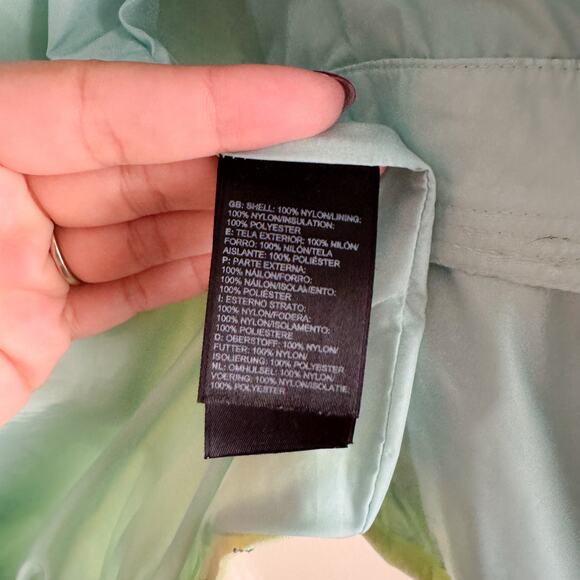 The North Face Blue + Green 3 in 1 HyVent Kira Jacket Large Snowboard Outdoor - Picture 10 of 16